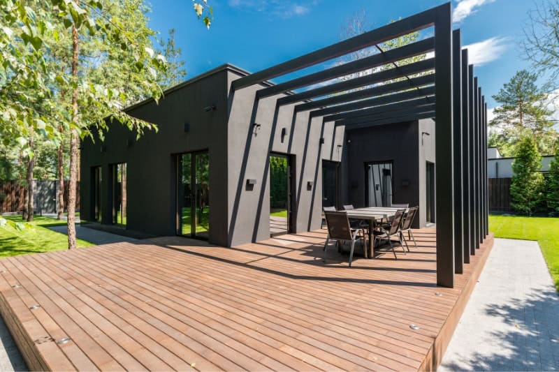 cerramiento de terraza PVC en verano